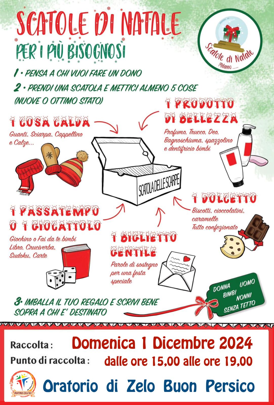 Scatole di Natale – per i più bisognosi