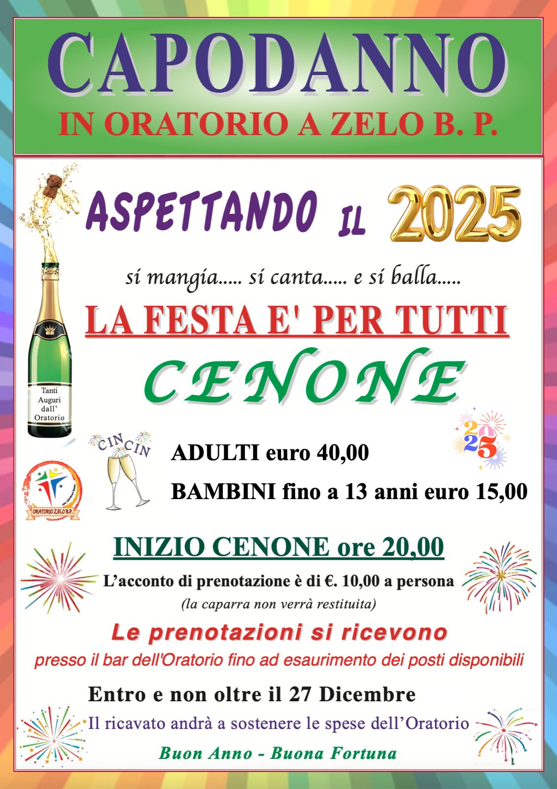 Capodanno in oratorio